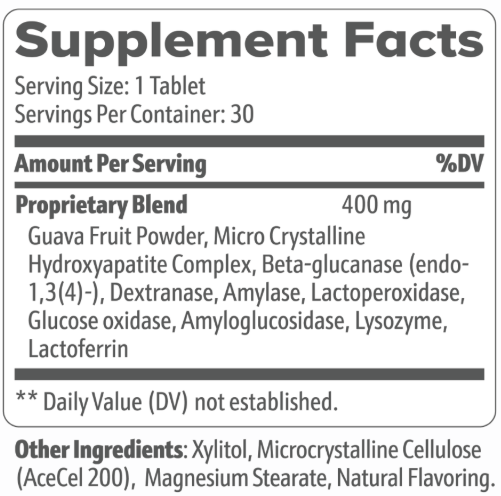 DentaTonic Supplement Facts